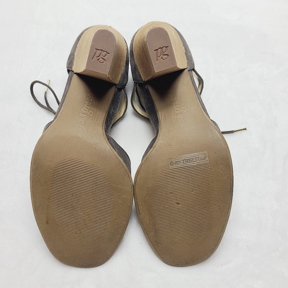 PAUL GREEN marsha lace-up sandals, taupe suede - Picture 5 of 7